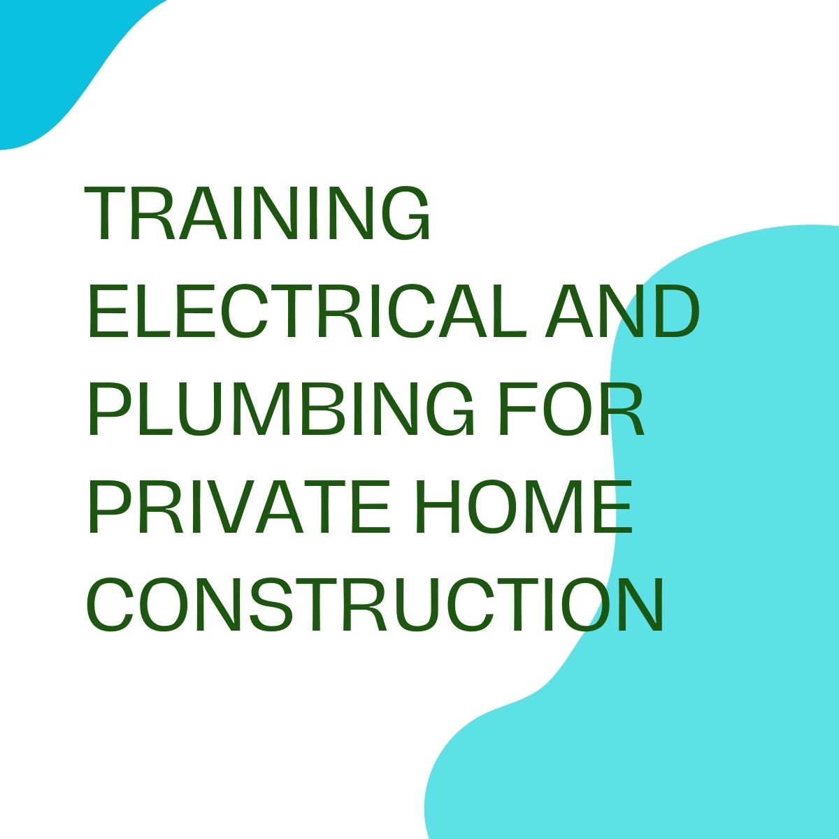 pelatihan ELECTRICAL AND PLUMBING FOR PRIVATE HOME CONSTRUCTION di bali