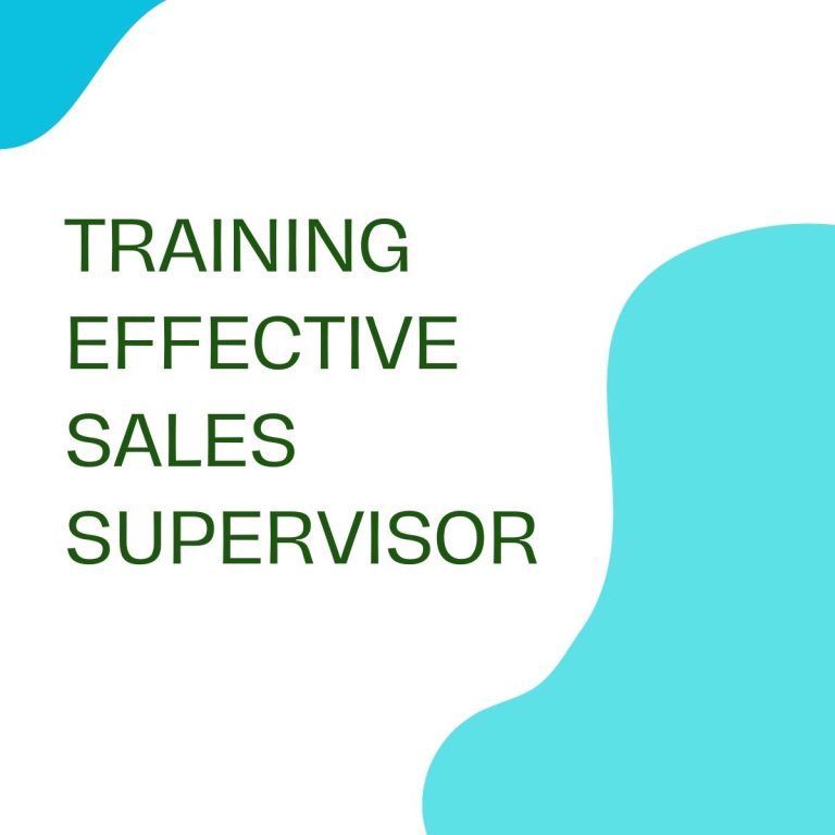 pelatihan EFFECTIVE SALES SUPERVISOR di bali